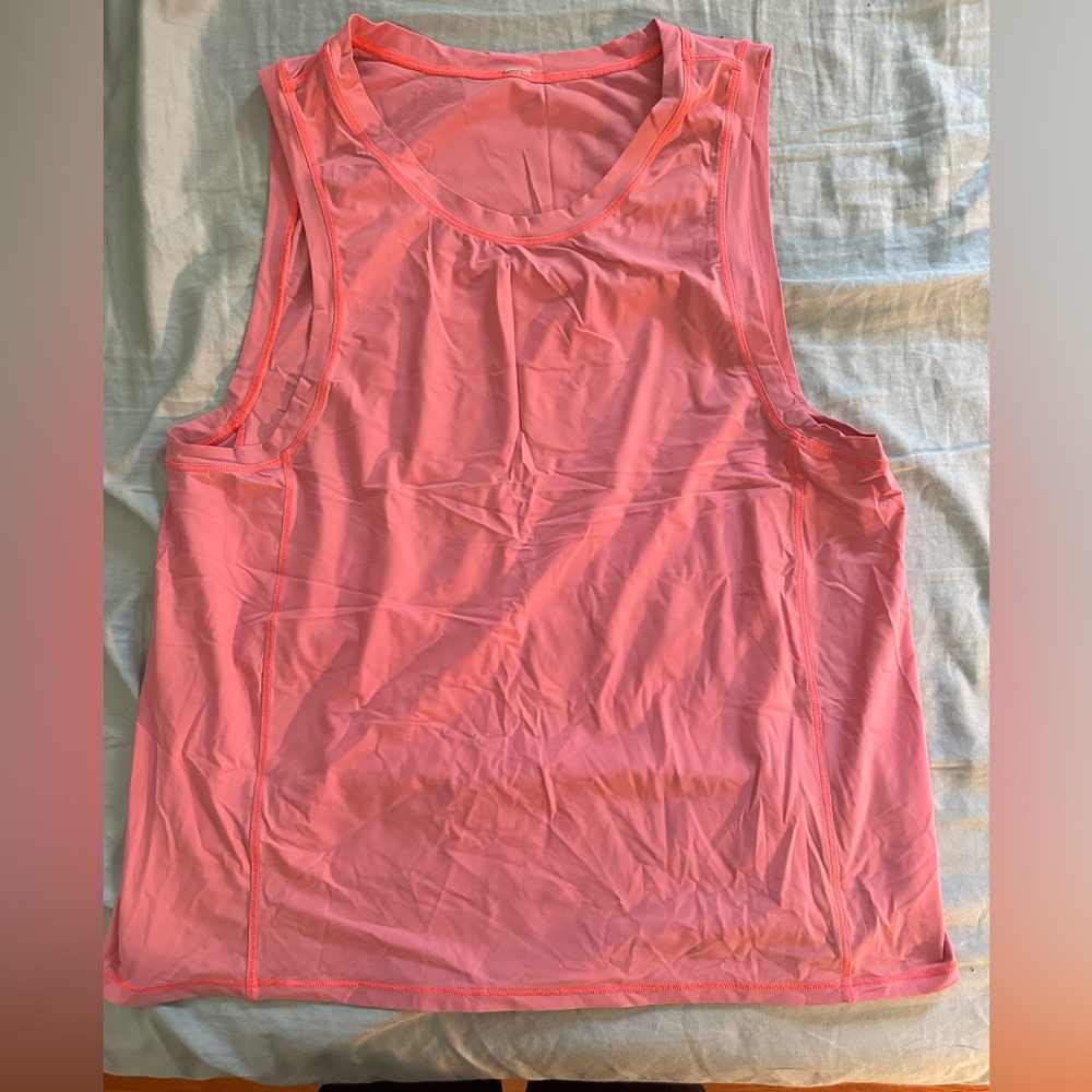 Pink lululemon size 4 tank